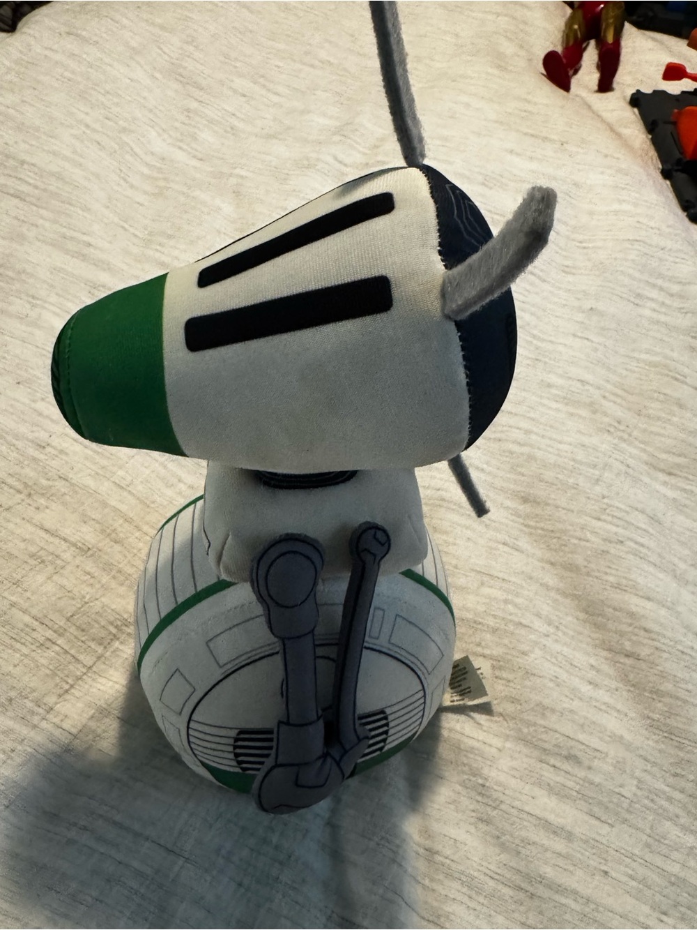 Star Wars White Plush Droid with Green Accents